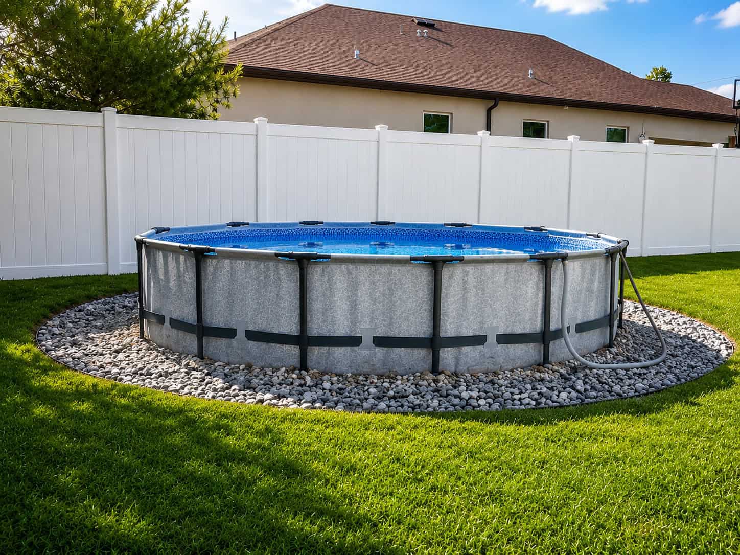 Installations in Spring Hill, FL — Above-Ground Pool Installation — Spring Hill, FL — after